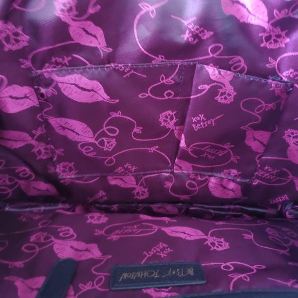 NWT Betsy Johnson Solitaire Tote Bag - Picture 5 of 13